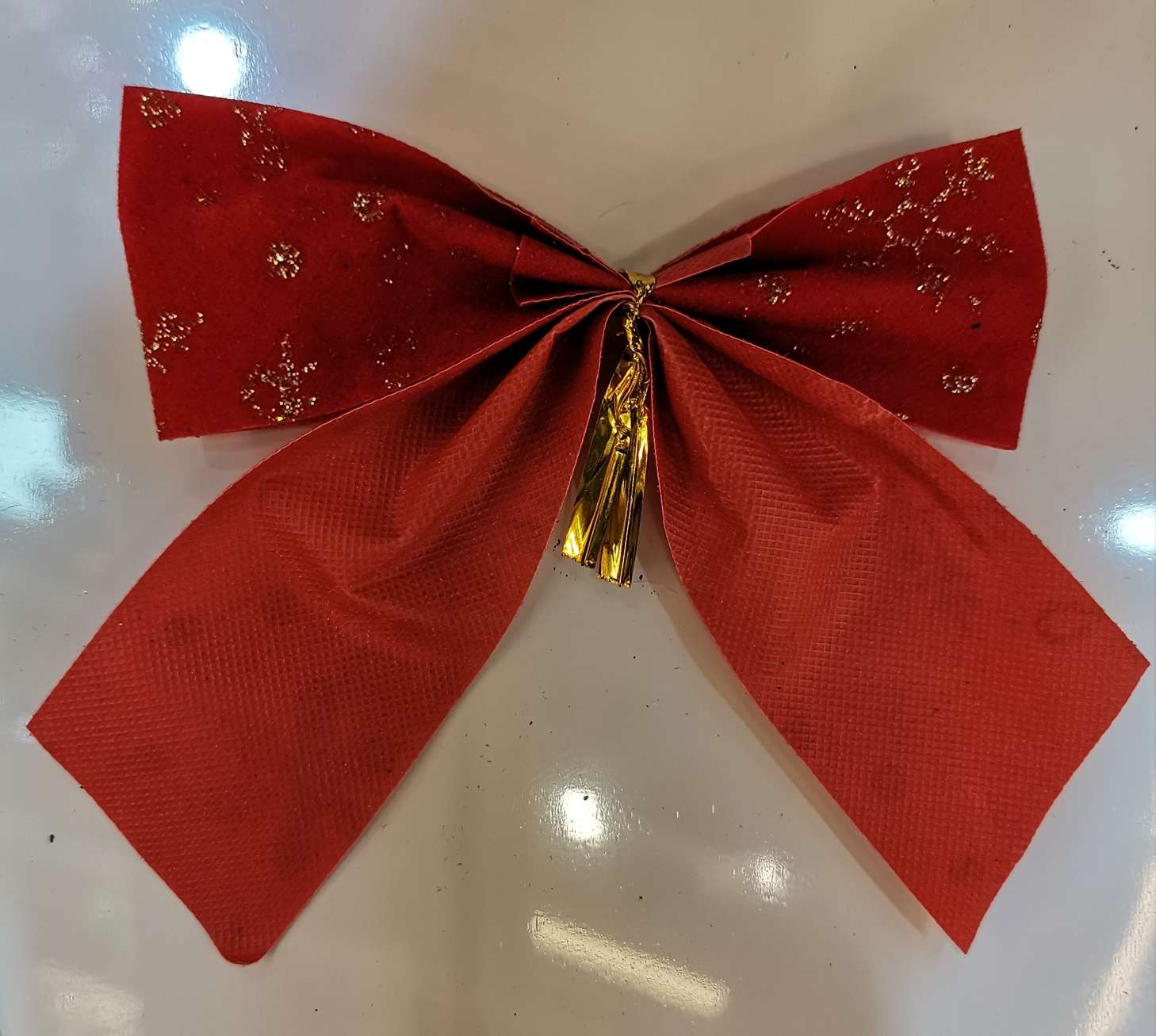 Christmas bow pendant, 8*8 cm single size Application Scenario