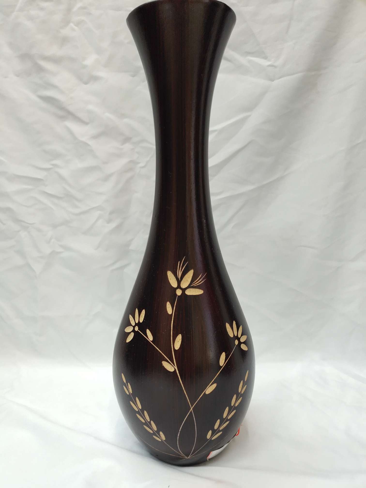 Hand-carved vase density board