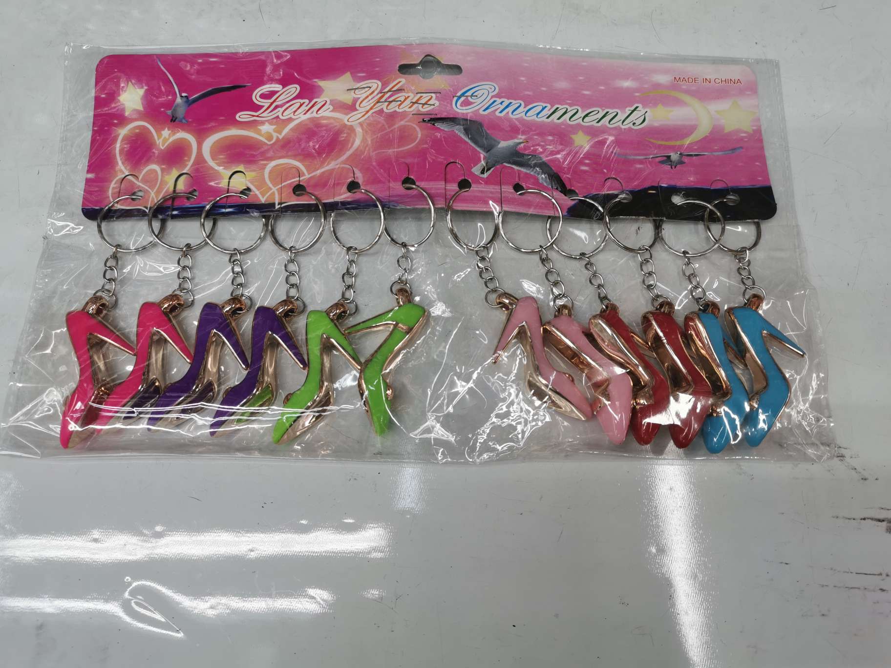 电镀高跟鞋颜色有六个颜色