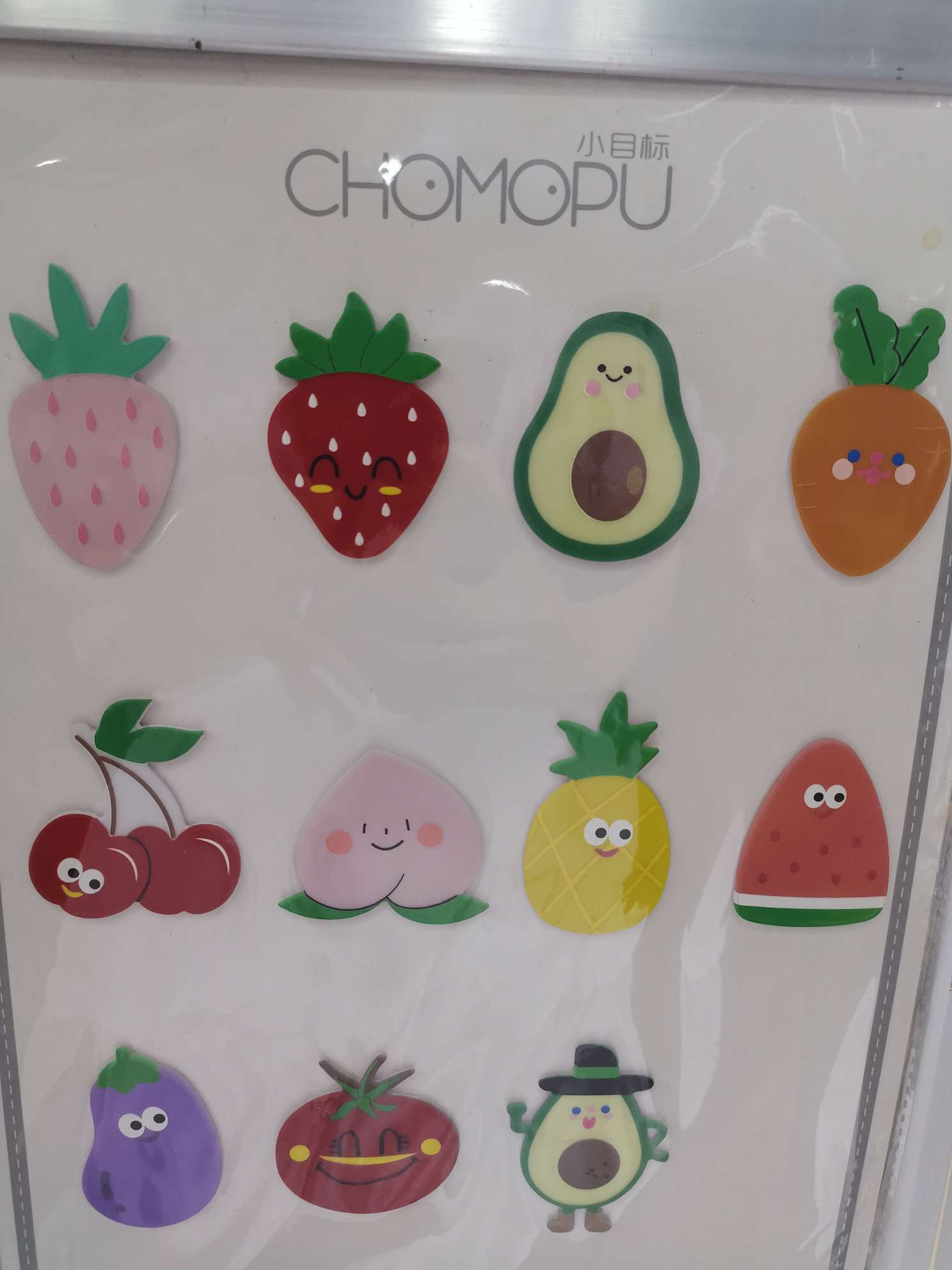 A popular acrylic jewelry accessory with a big fruit expression