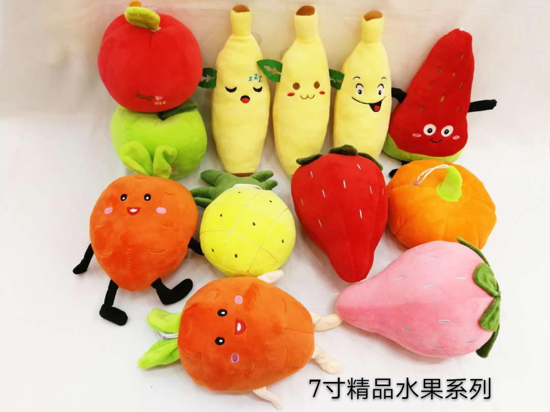 Fruit series plush toys, plush figurines, wholesale 1