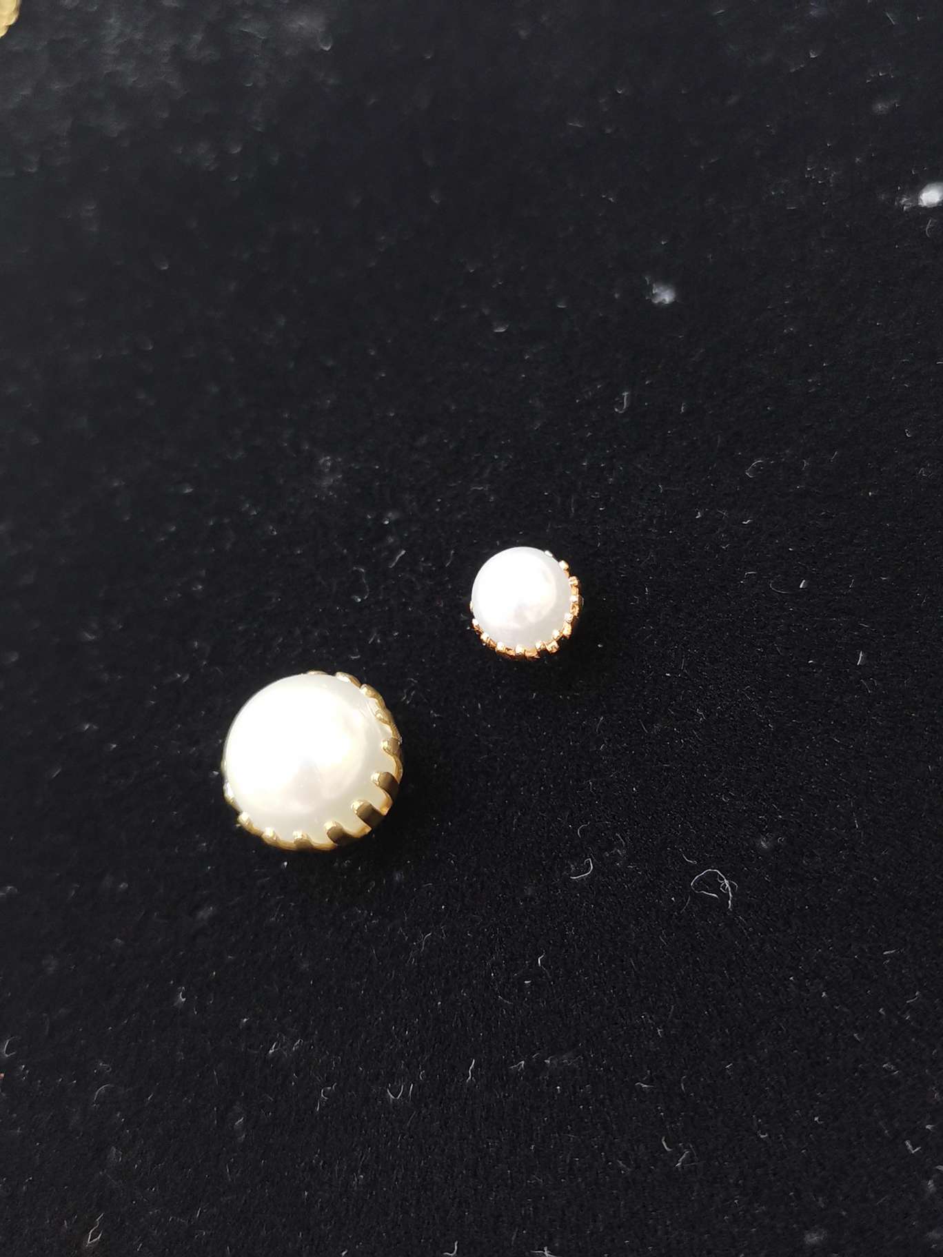 10Mm Multi-Claw Pearl Buckle Earrings Specification drawing