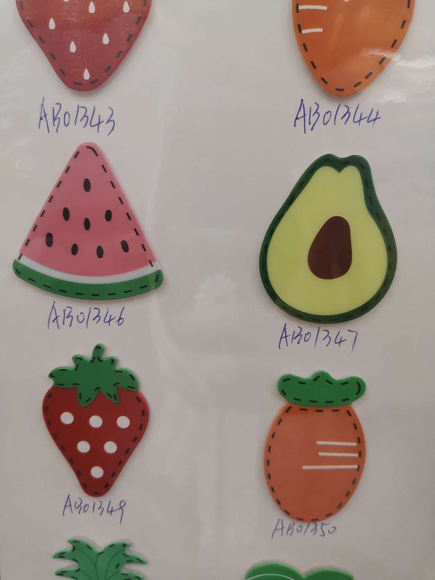 Internet-famous acrylic jewelry accessories and fruits details Picture