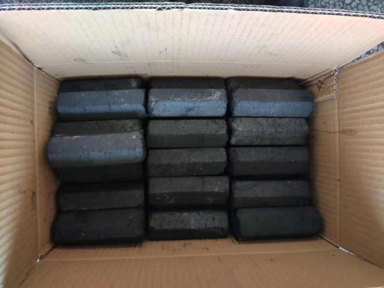 围炉煮茶专用烧烤竹炭果木炭高温机制无烟碳长条六棱角