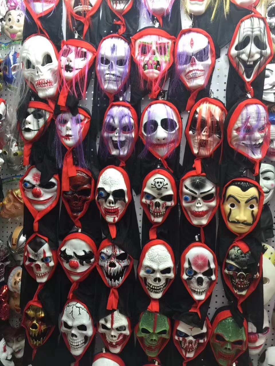 Injection-molded skull mask