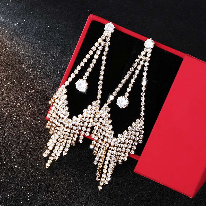 厂家直销2020新款925银针耳饰快手抖音直播货源韩版流行饰品大气百搭显瘦脸时尚欧美风地摊小饰品批发直供细节图