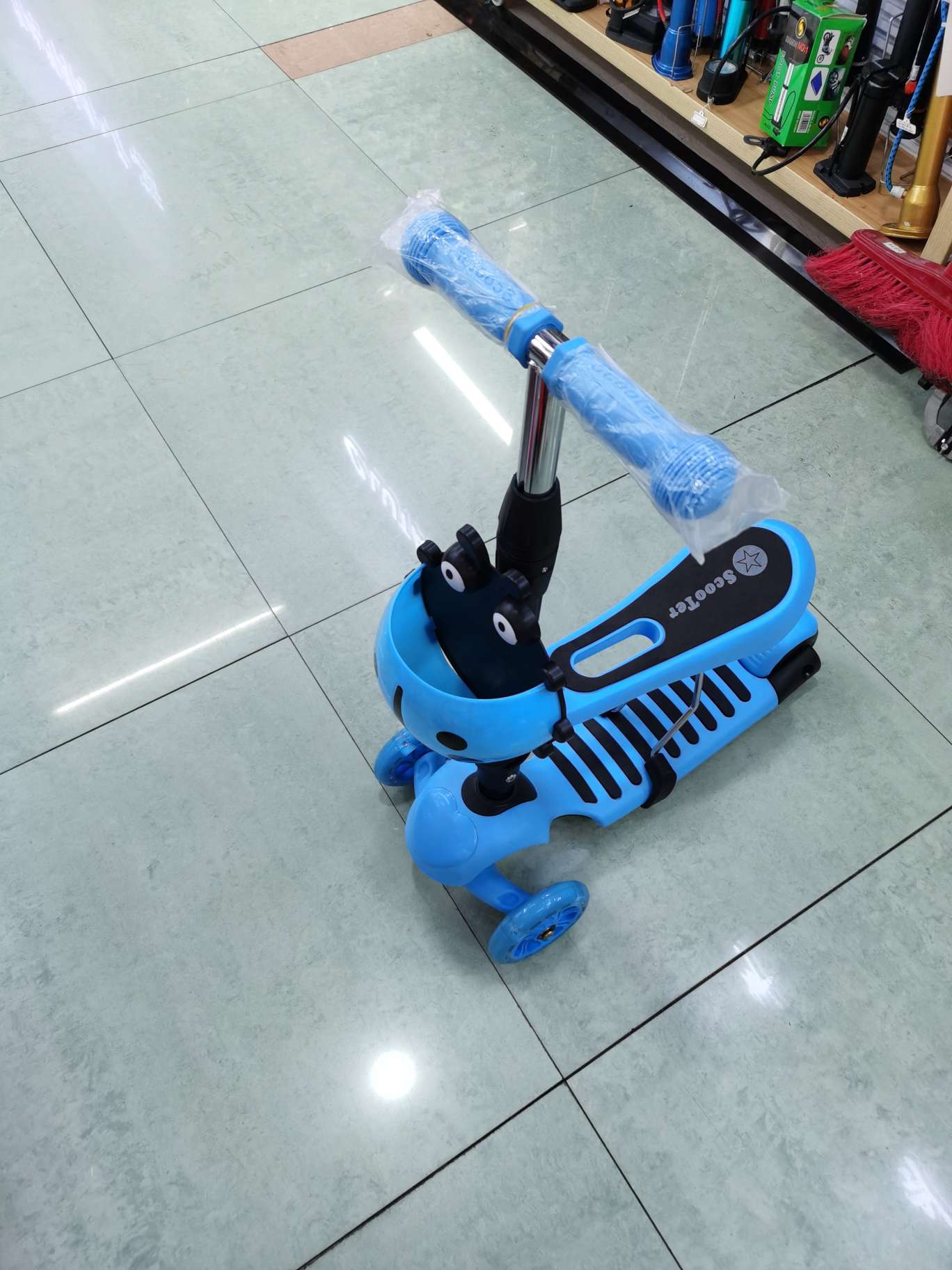 Three-in-one electric scooter