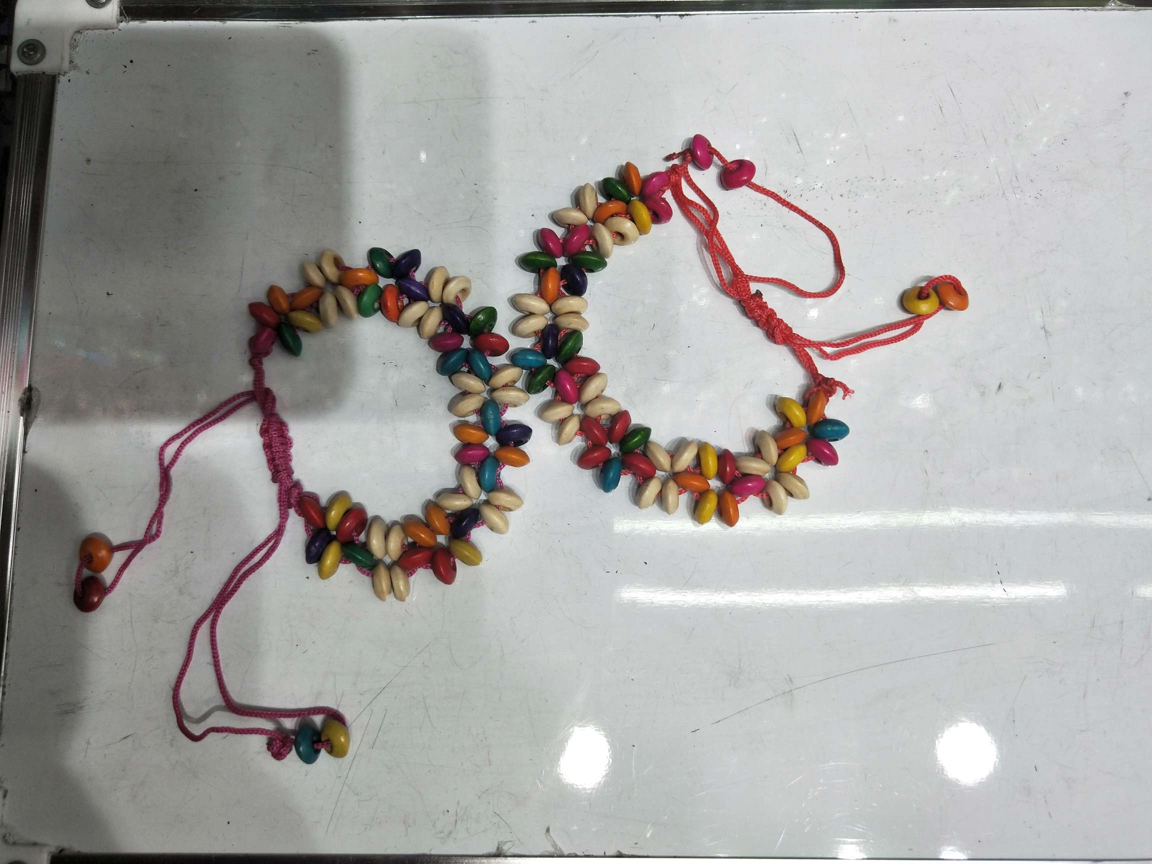 Mixed color string bracelet