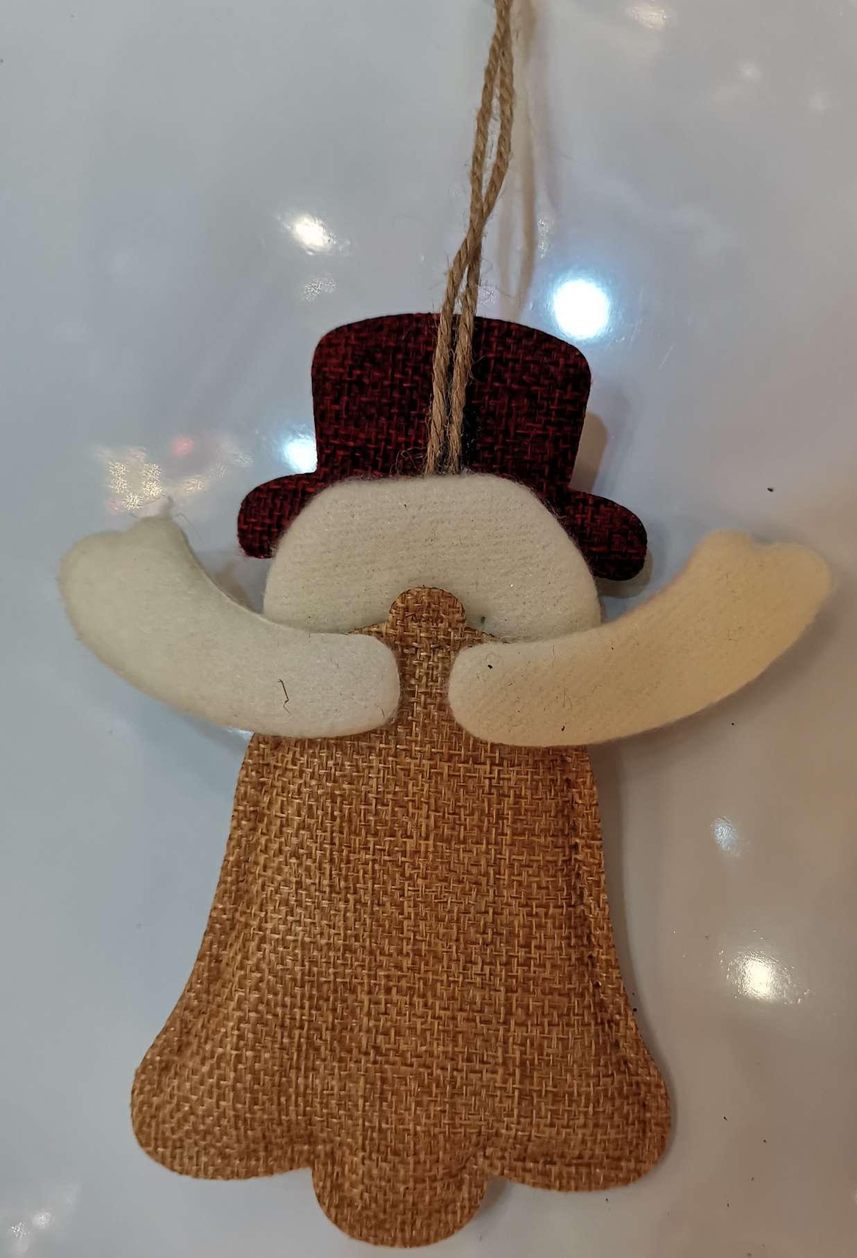 Christmas Snowman with Snowflake pendant 11.5*14CM Application Scenario