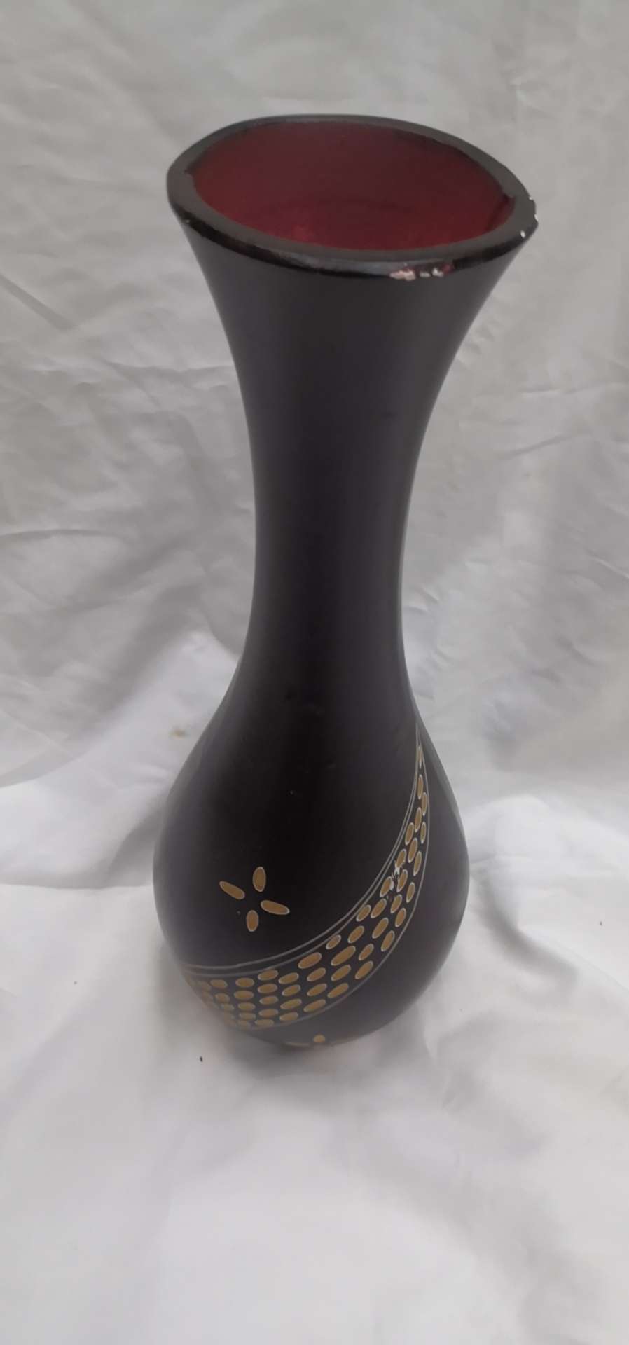 Carved vase density board