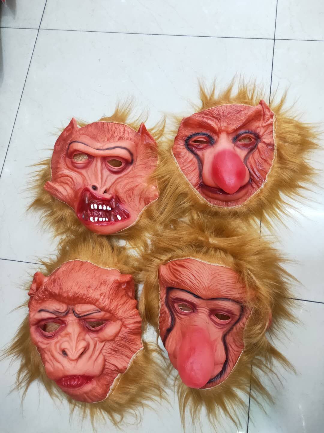 Wholesale of Halloween toys featuring vinyl masks, gorilla masks and pranks details Picture