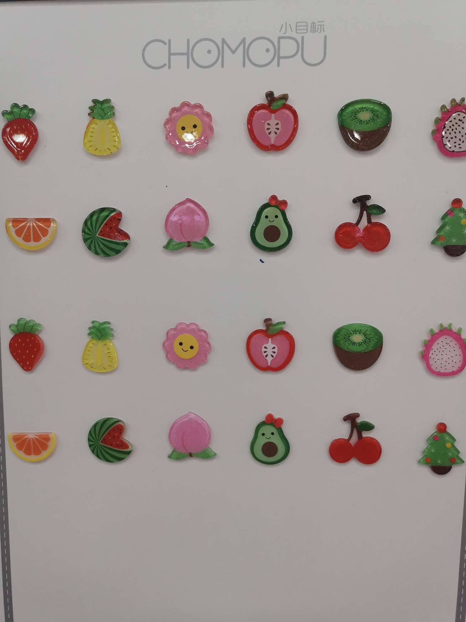 Internet-famous acrylic jewelry accessories, transparent acrylic fruits