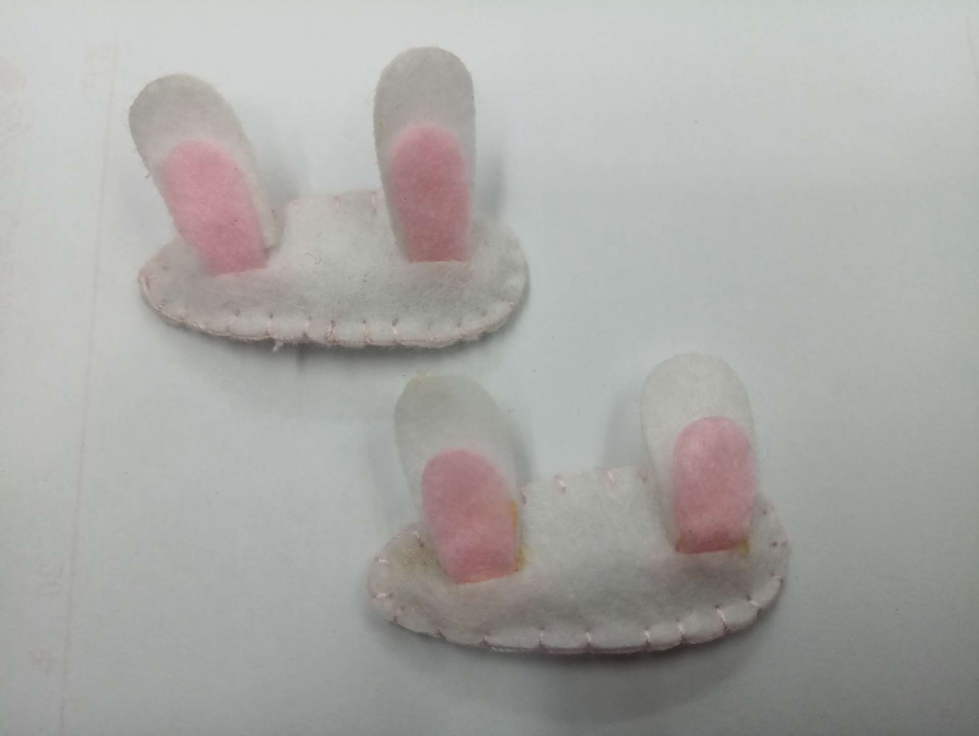 Non-woven cartoon rabbit ear clips made by hand hairpin creative accessories thumbnail