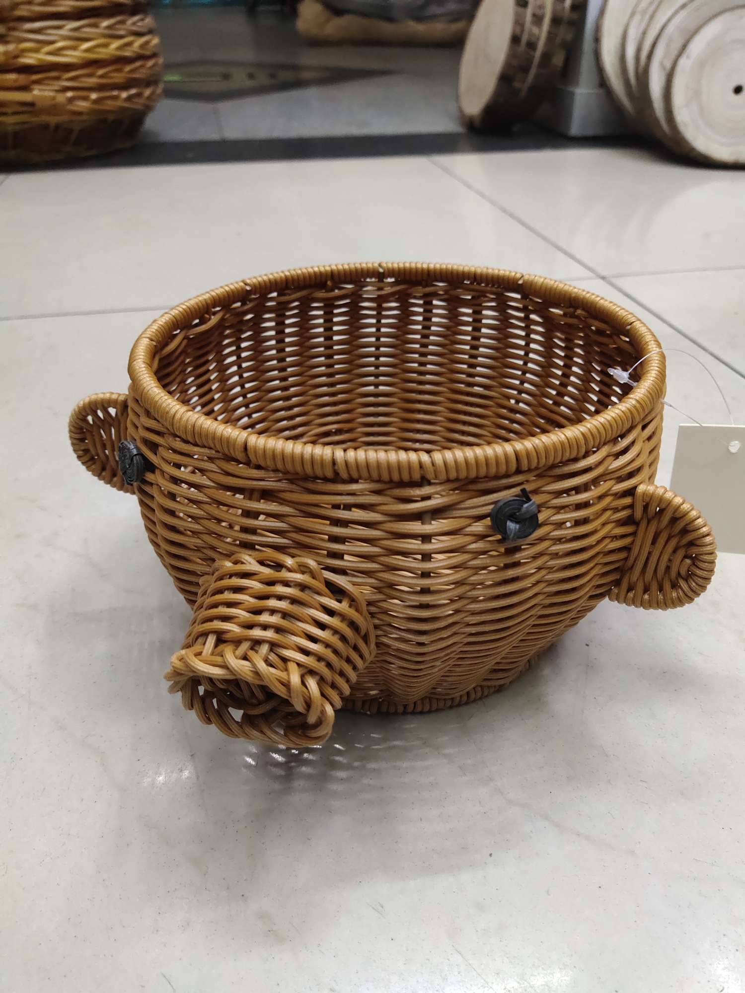 小猪摆件，小收纳筐，小摆件动物