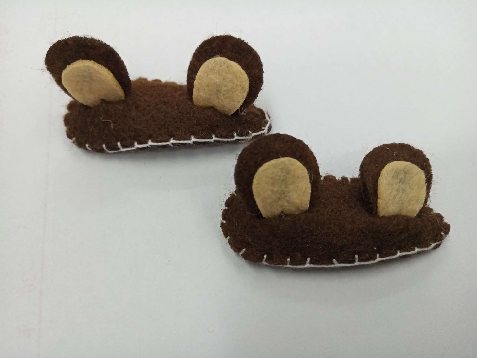 Non-woven bear clip hand-made hair clip creative accessories thumbnail