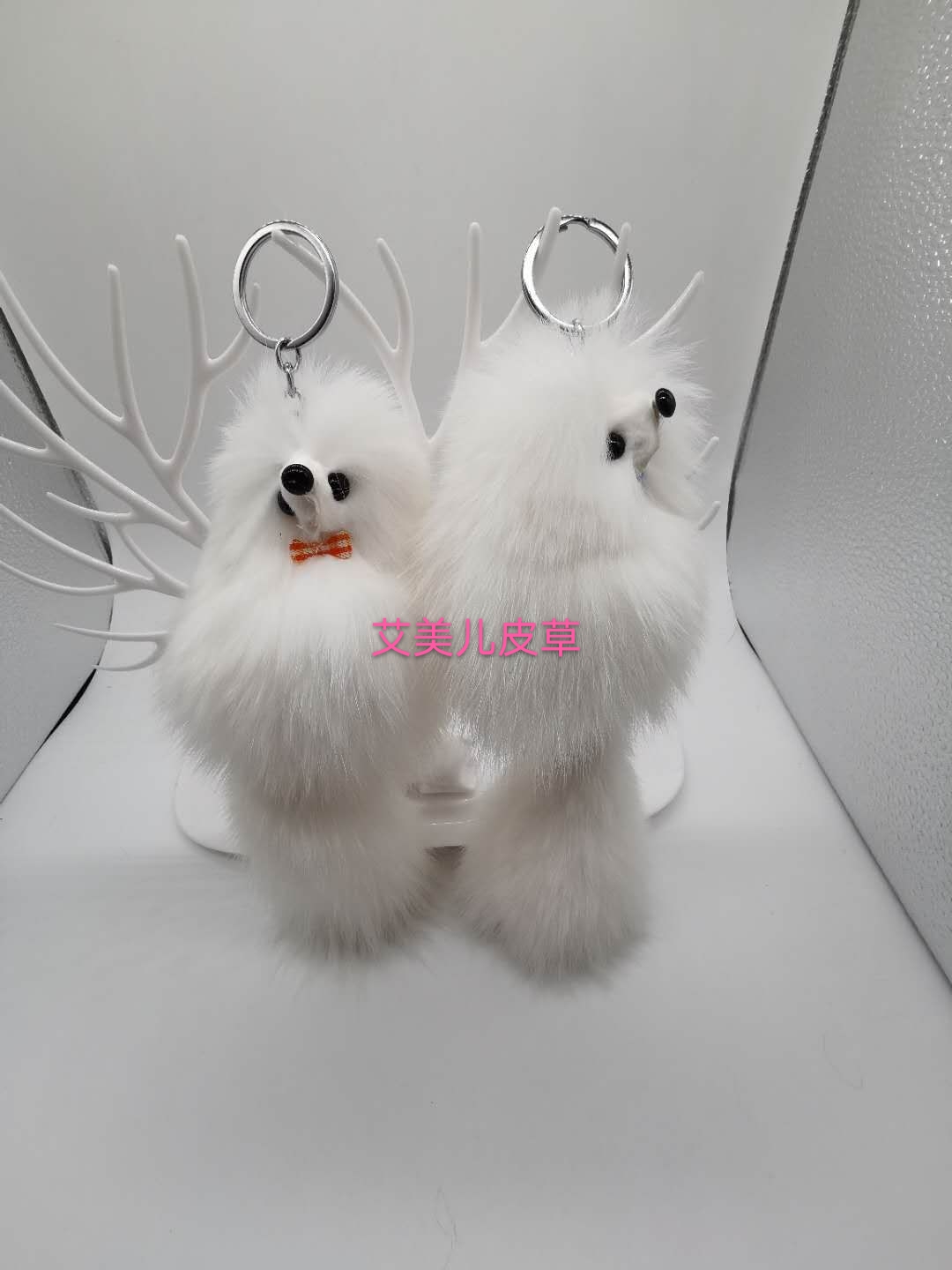 True hair large white fox 20cm thumbnail