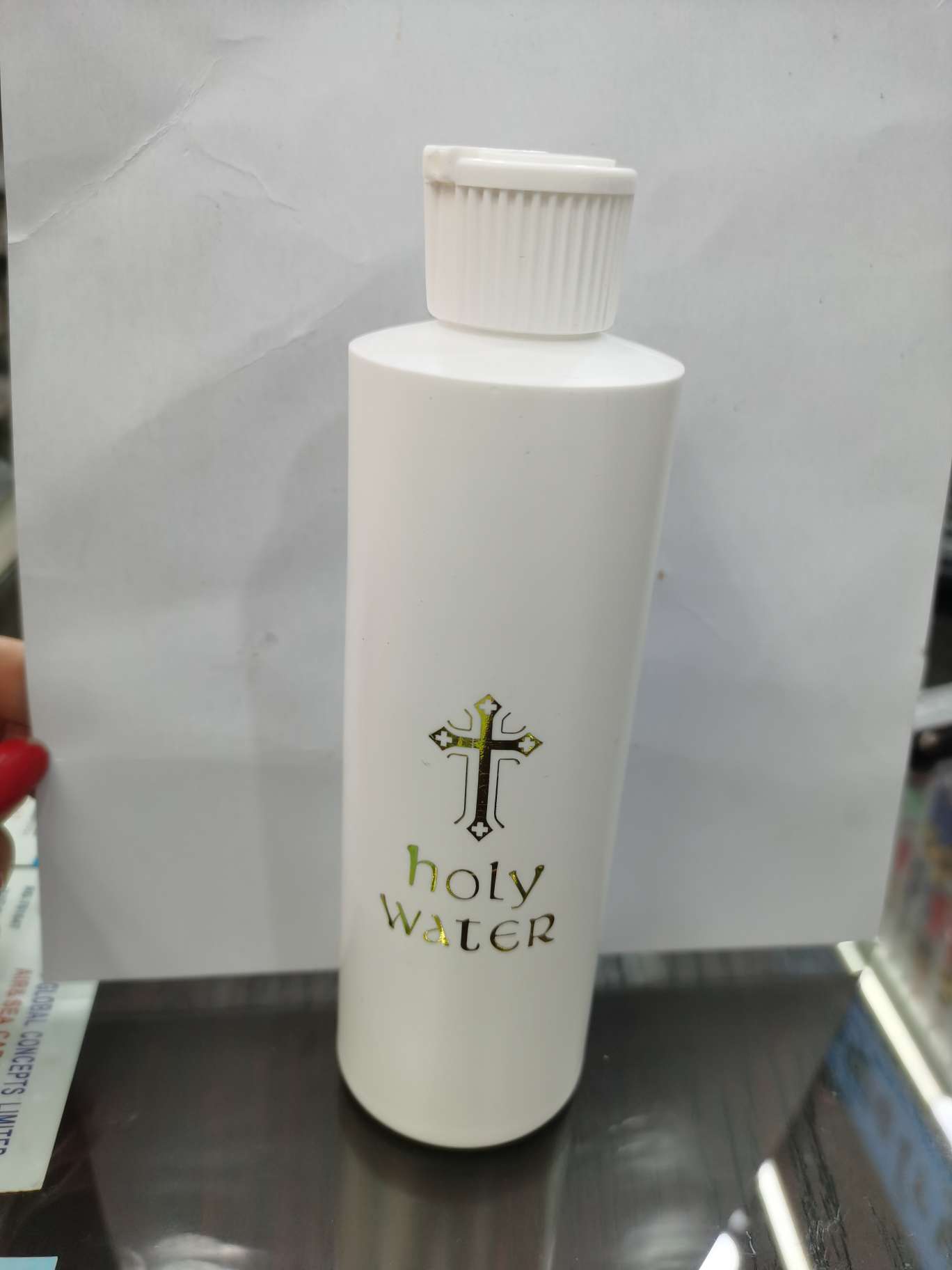 Plastic holy water bottles