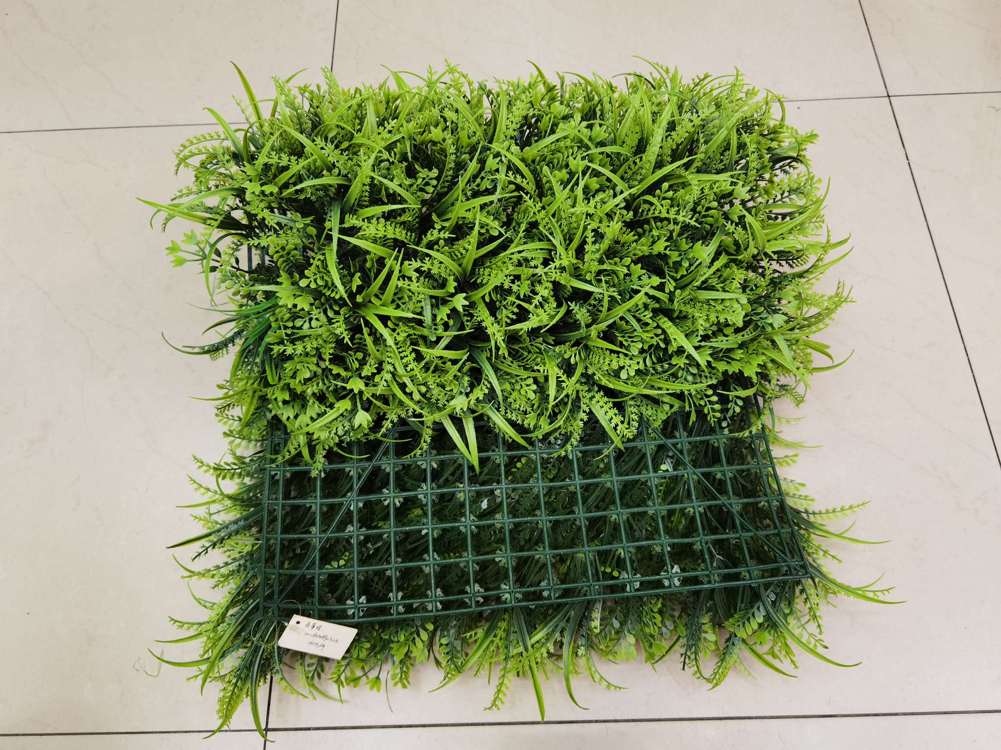 Artificial plant wall, green plant wall, decorative plant wall, flower wall, background wall, interior decoration, balcony, storefront decoration, high-quality artificial grass Specification image