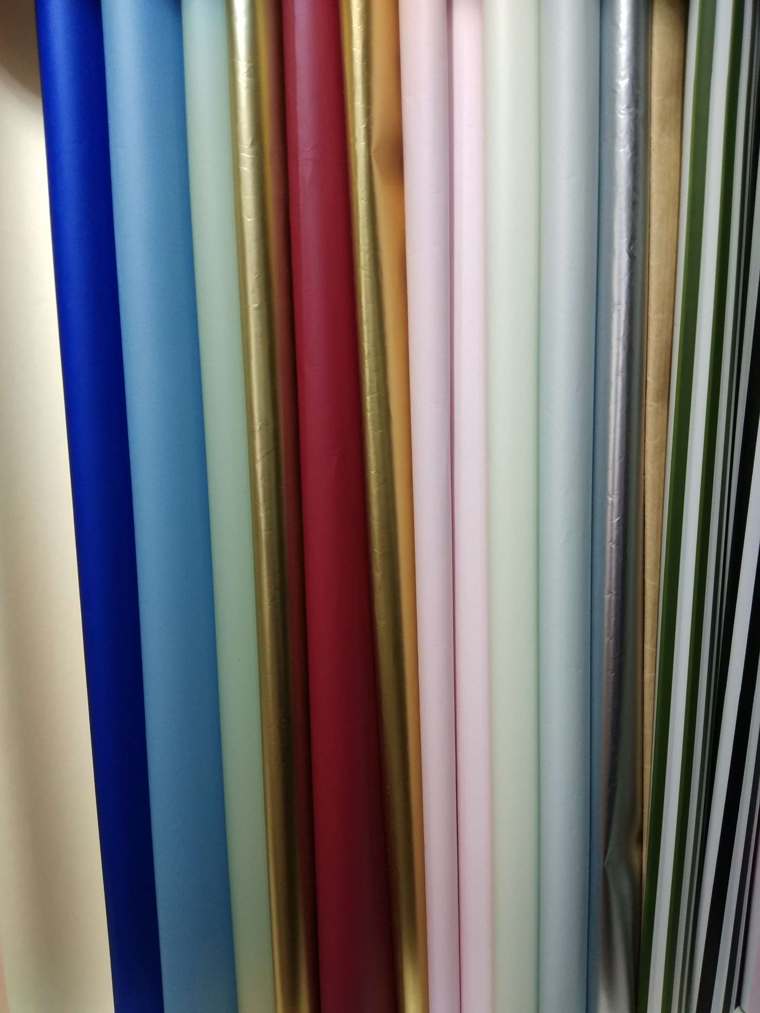 Golden Years Flower wrapping paper for fresh flowers