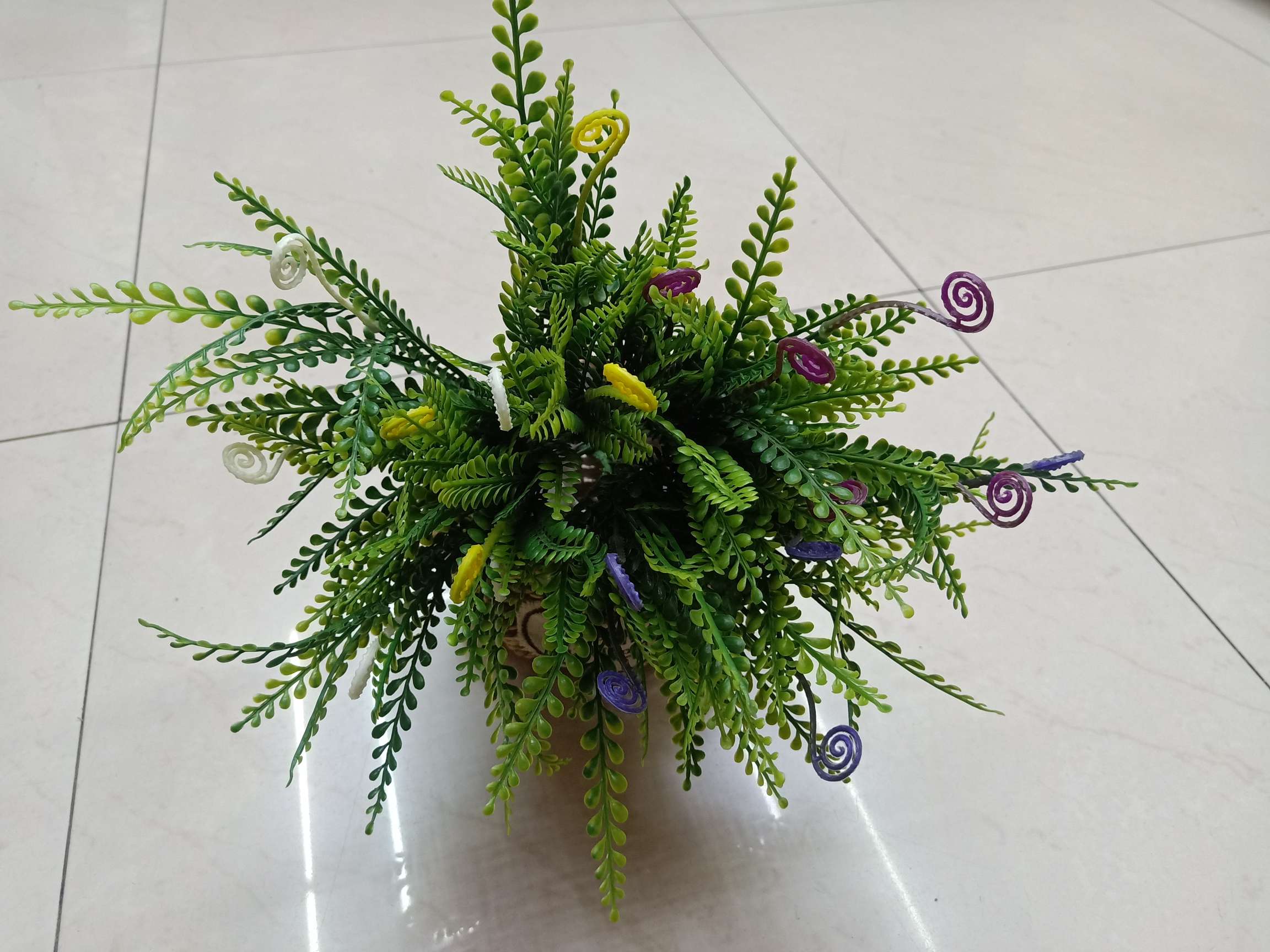 Artificial flowers, fake flowers, decorative flowers, craft flowers, 5-pronged seahorse grass Specification image