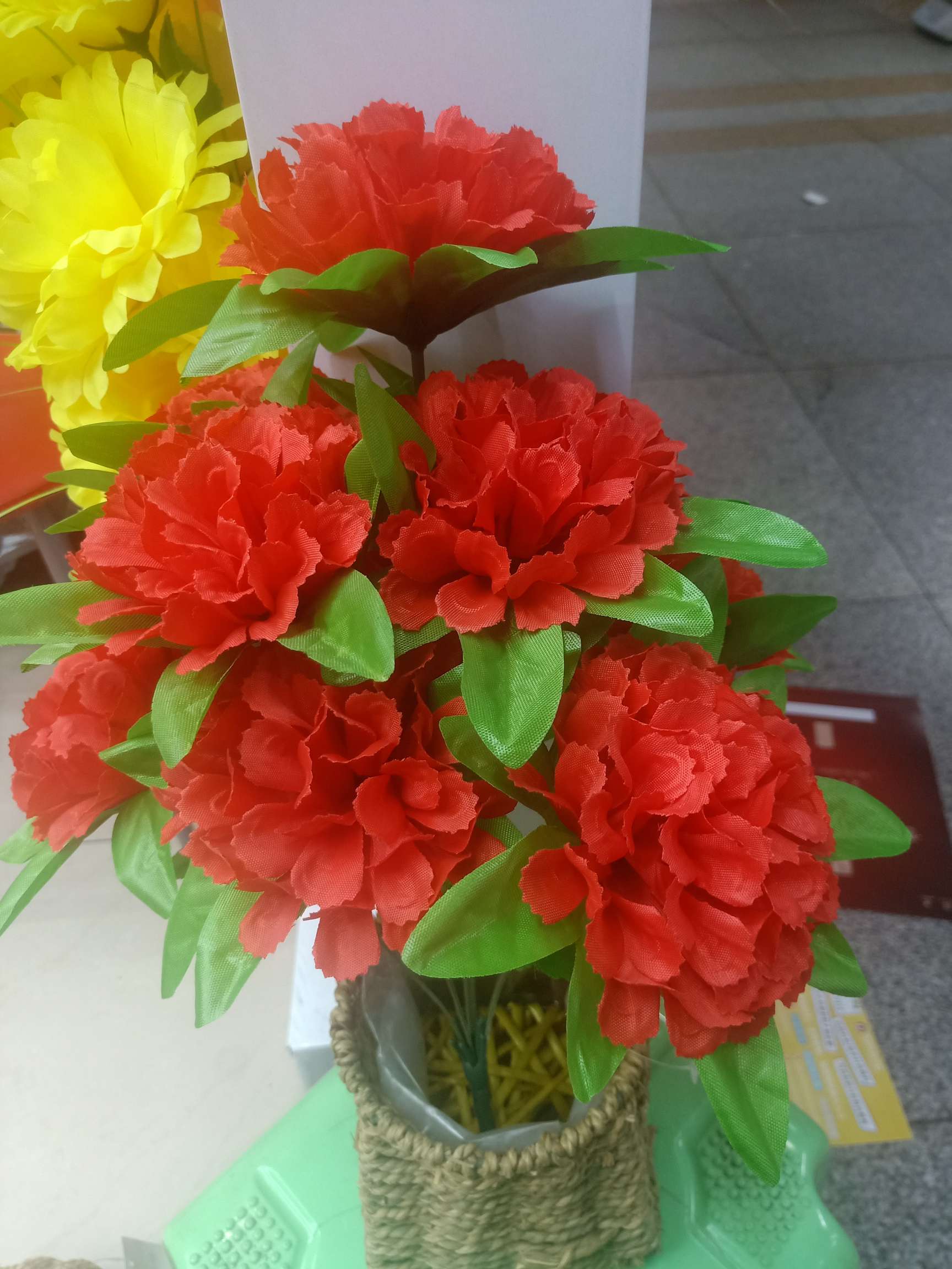 Artificial flowers, fake flowers, decorative flowers, large-leaf hydrangeas details Picture