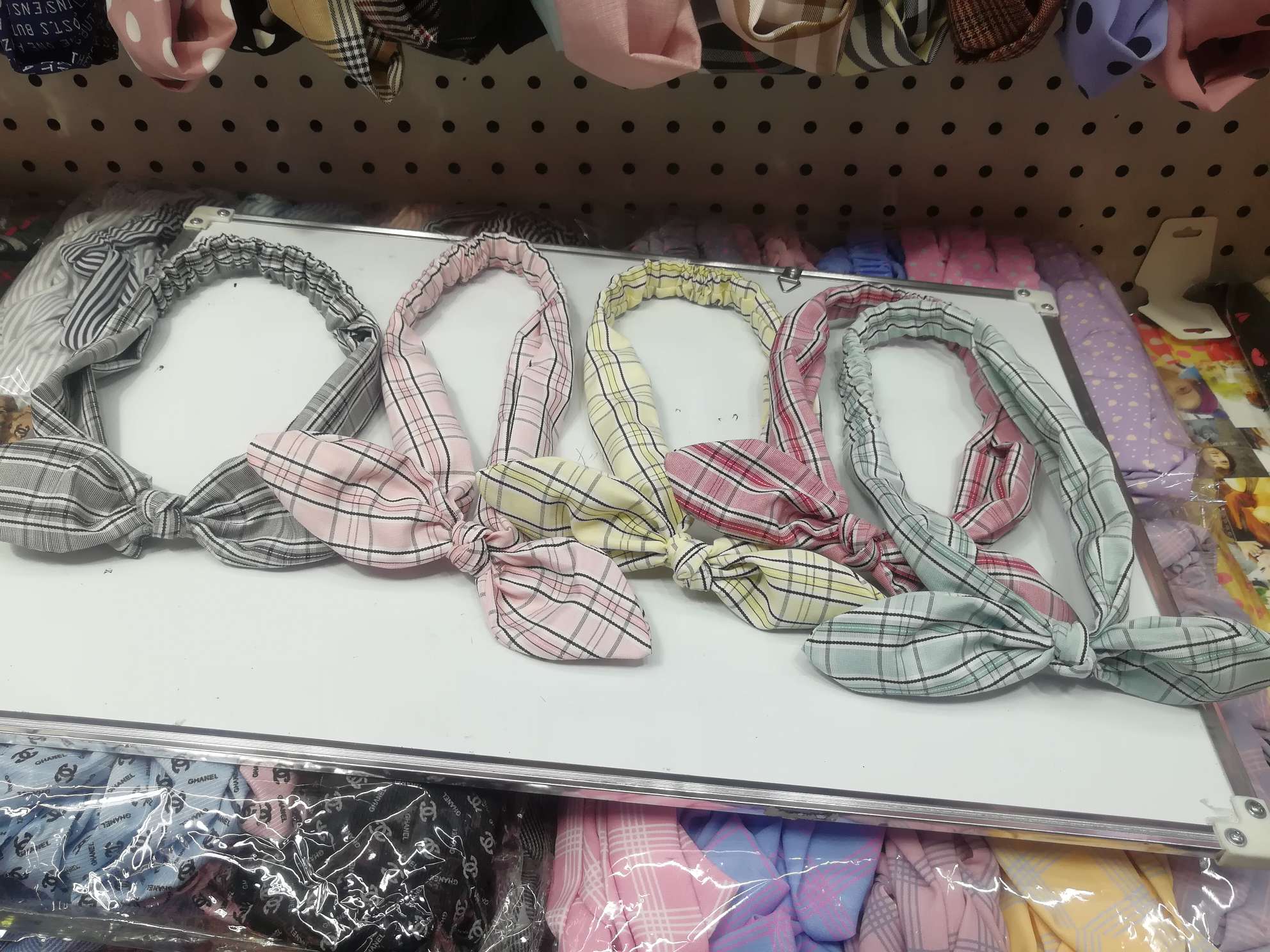 Big plaid head with rabbit ears thumbnail