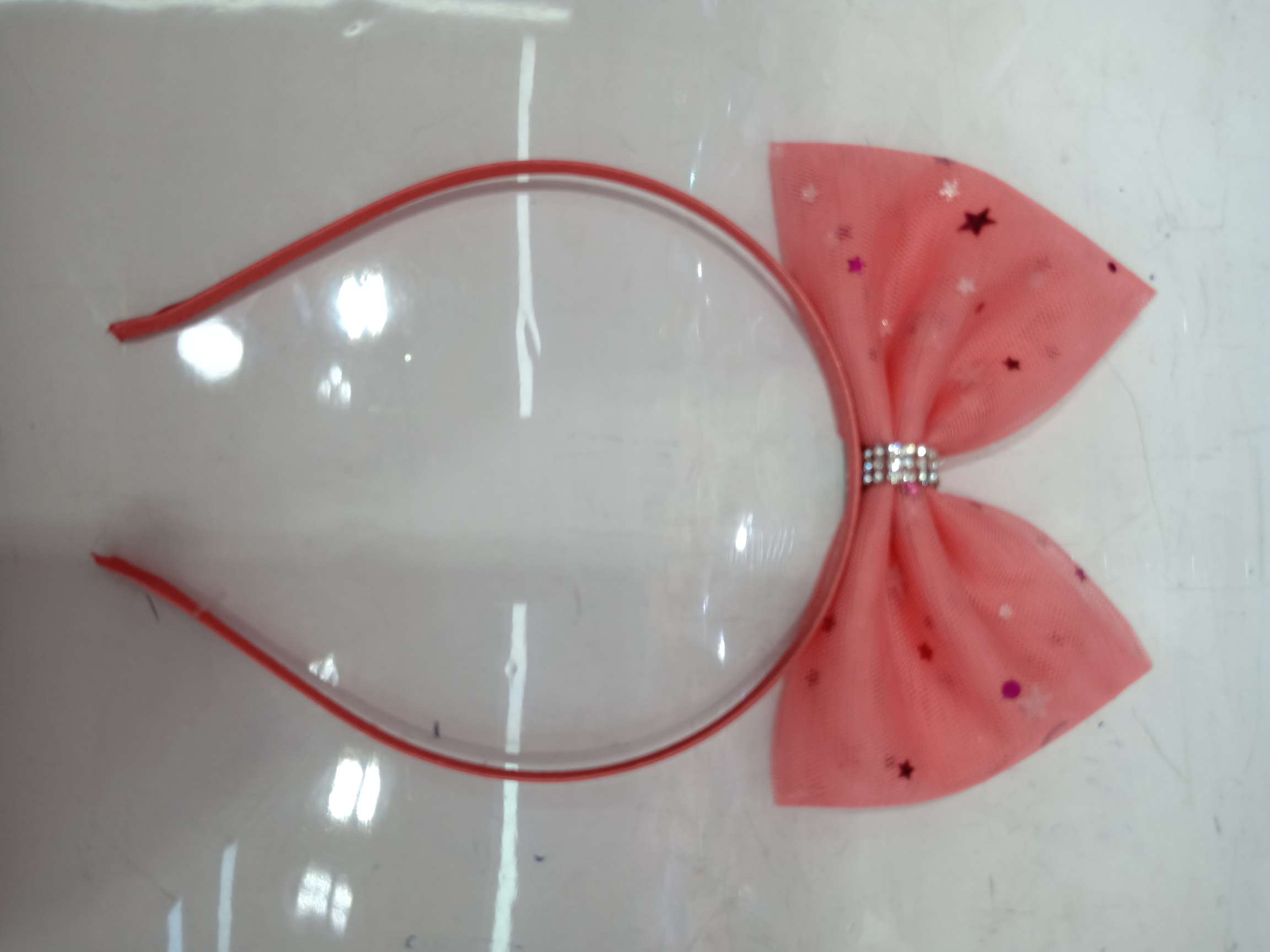 五星布料立体领结发箍