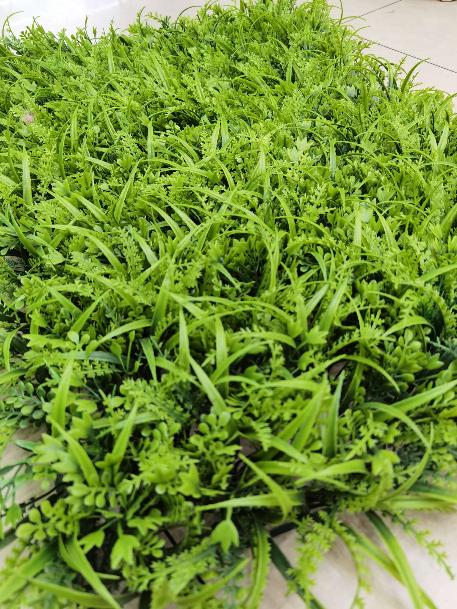 Artificial plant wall, green plant wall, decorative plant wall, flower wall, background wall, interior decoration, balcony, storefront decoration, high-quality artificial grass undefined