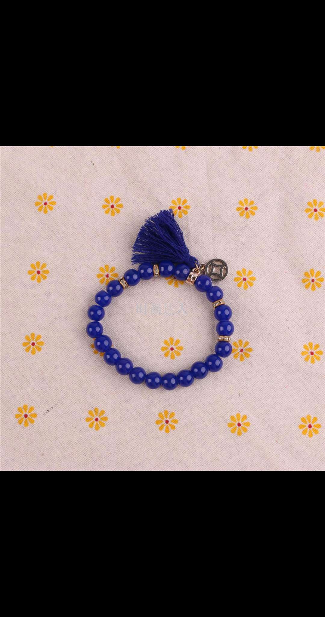 Natural chalcedony single-loop bracelet for trendy women, a fresh and fashionable silver leaf jewelry that makes you rich overnight details Picture