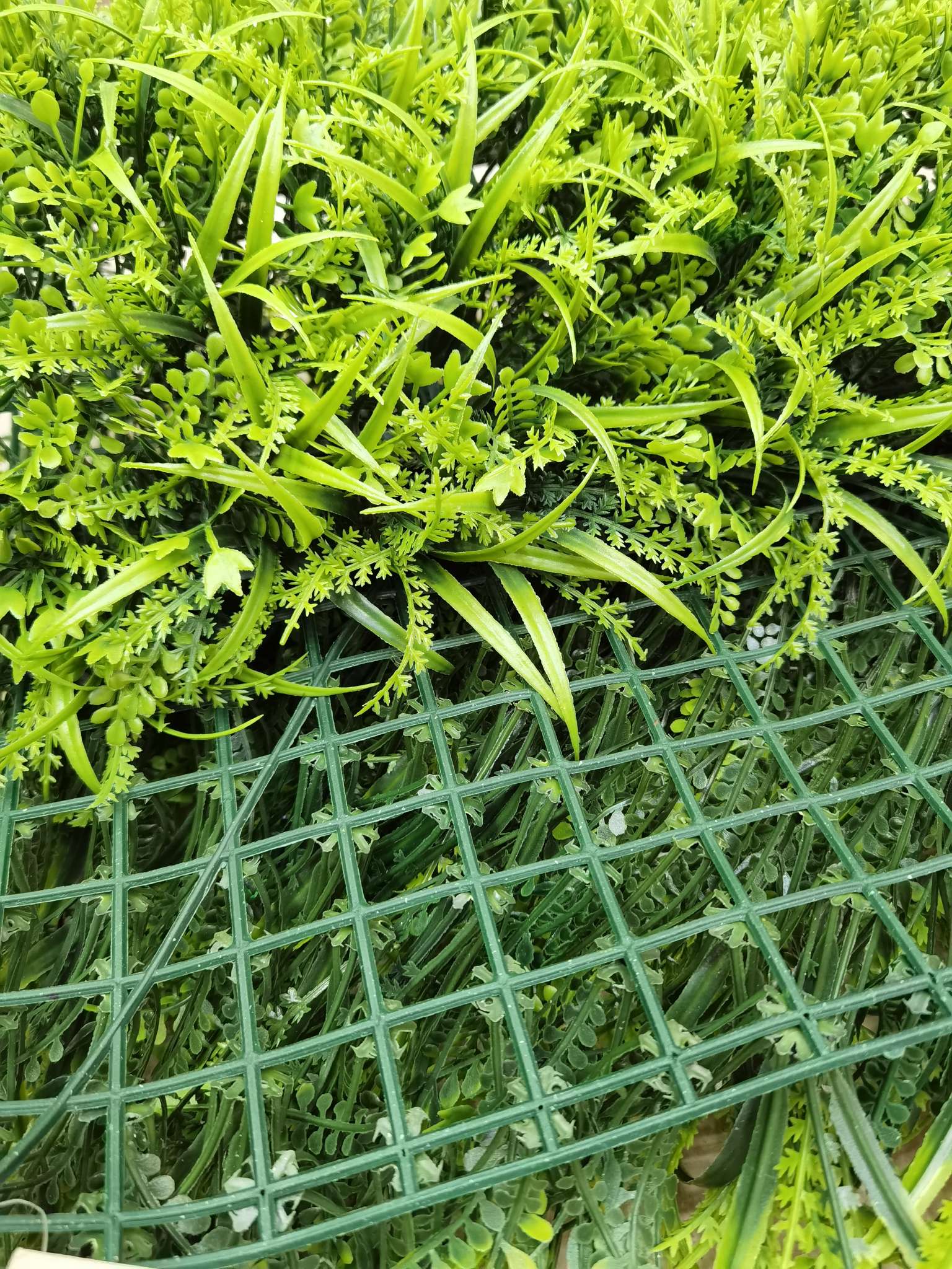 Artificial plant wall, green plant wall, decorative plant wall, flower wall, background wall, interior decoration, balcony, storefront decoration, high-quality artificial grass Item Picture