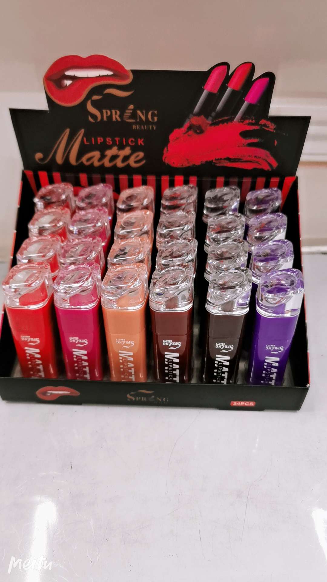 Display box, lipstick, lip care, facial pre-makeup care, beauty and cosmetic products factory direct sales undefined