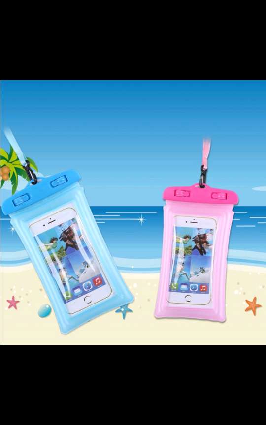 漂浮气囊充气手机防水袋新款游泳透明防水手机袋手机防水套
