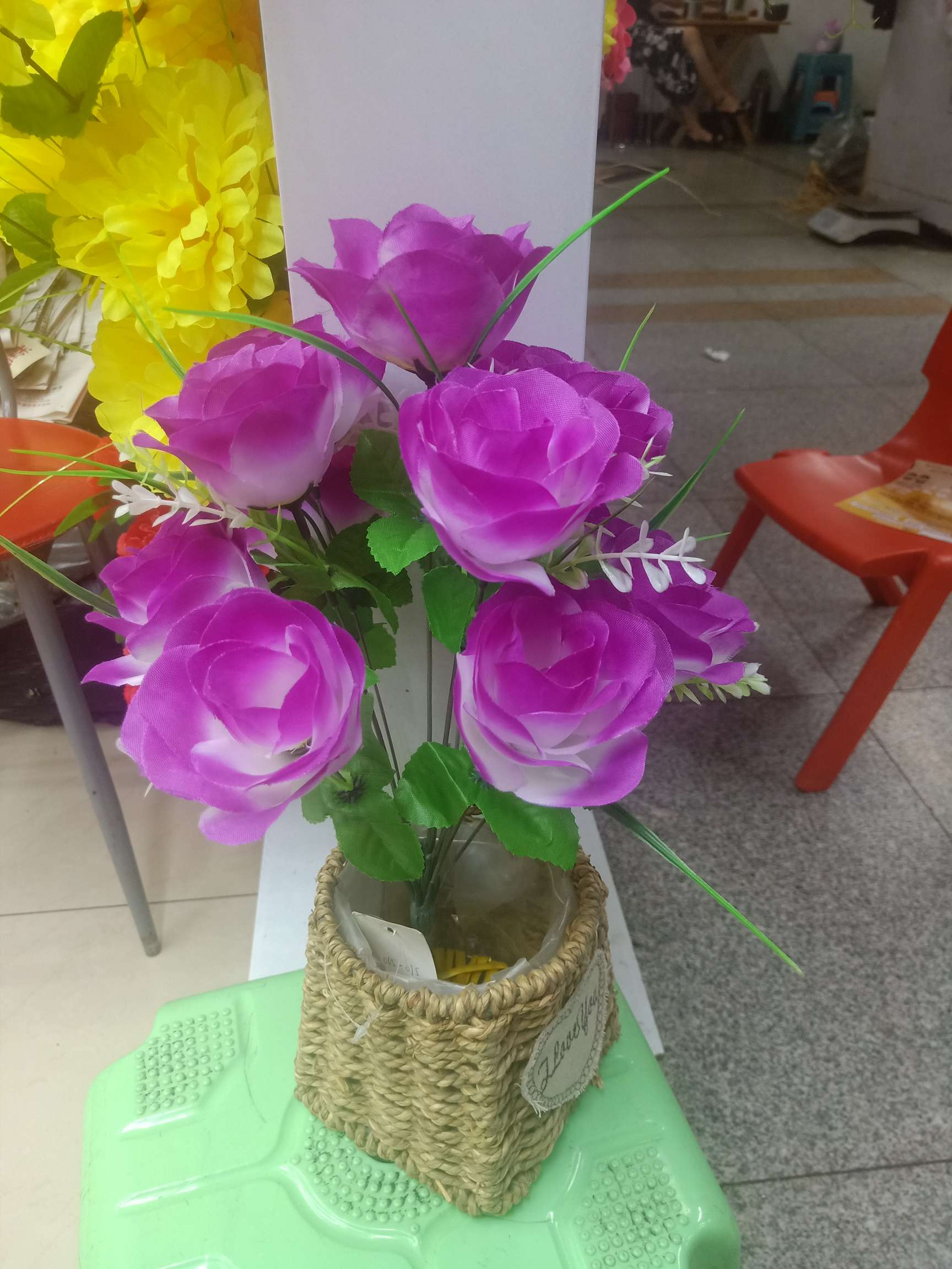 Artificial flowers, fake flowers, decorative flowers, and Guifei Lei details Picture
