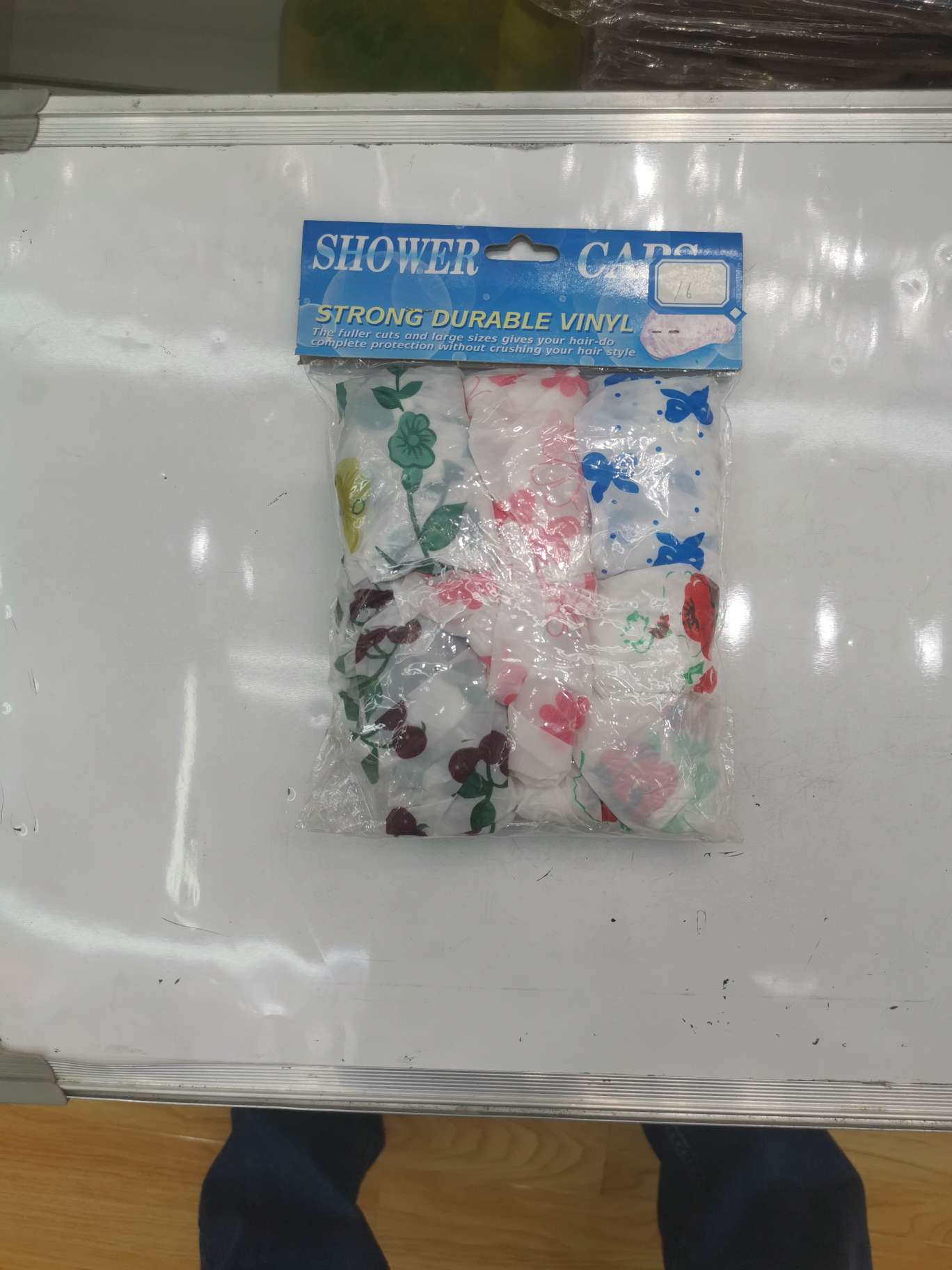 六个装花型浴帽