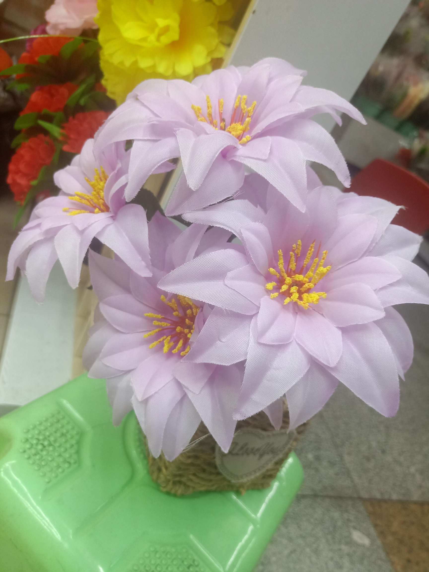 Artificial flower, fake flower, decorative flower Gladiolus details Picture