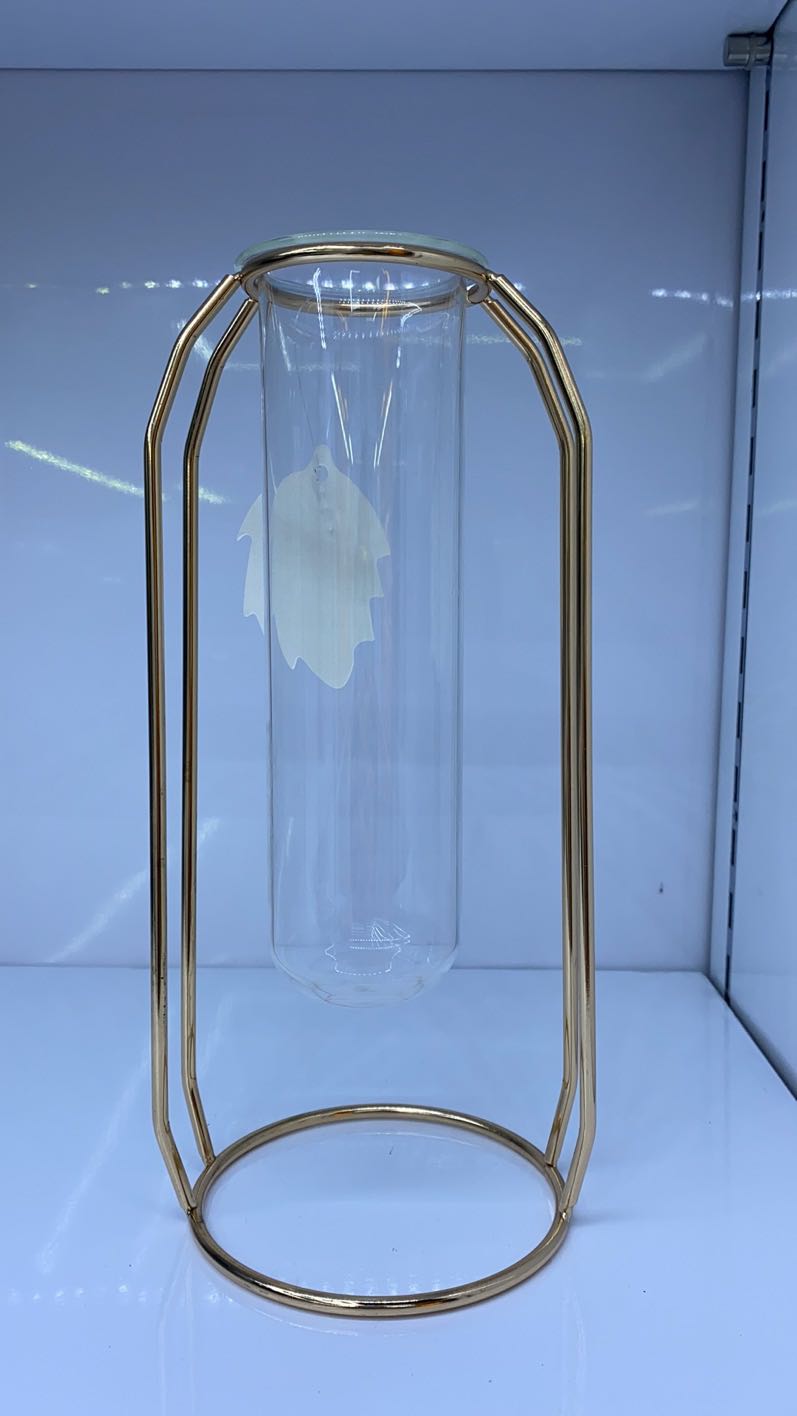 Simple geometric preserved flower glass cover, flower box, flower room, coffee shop, decorative items, bedroom room furnishings, home 1