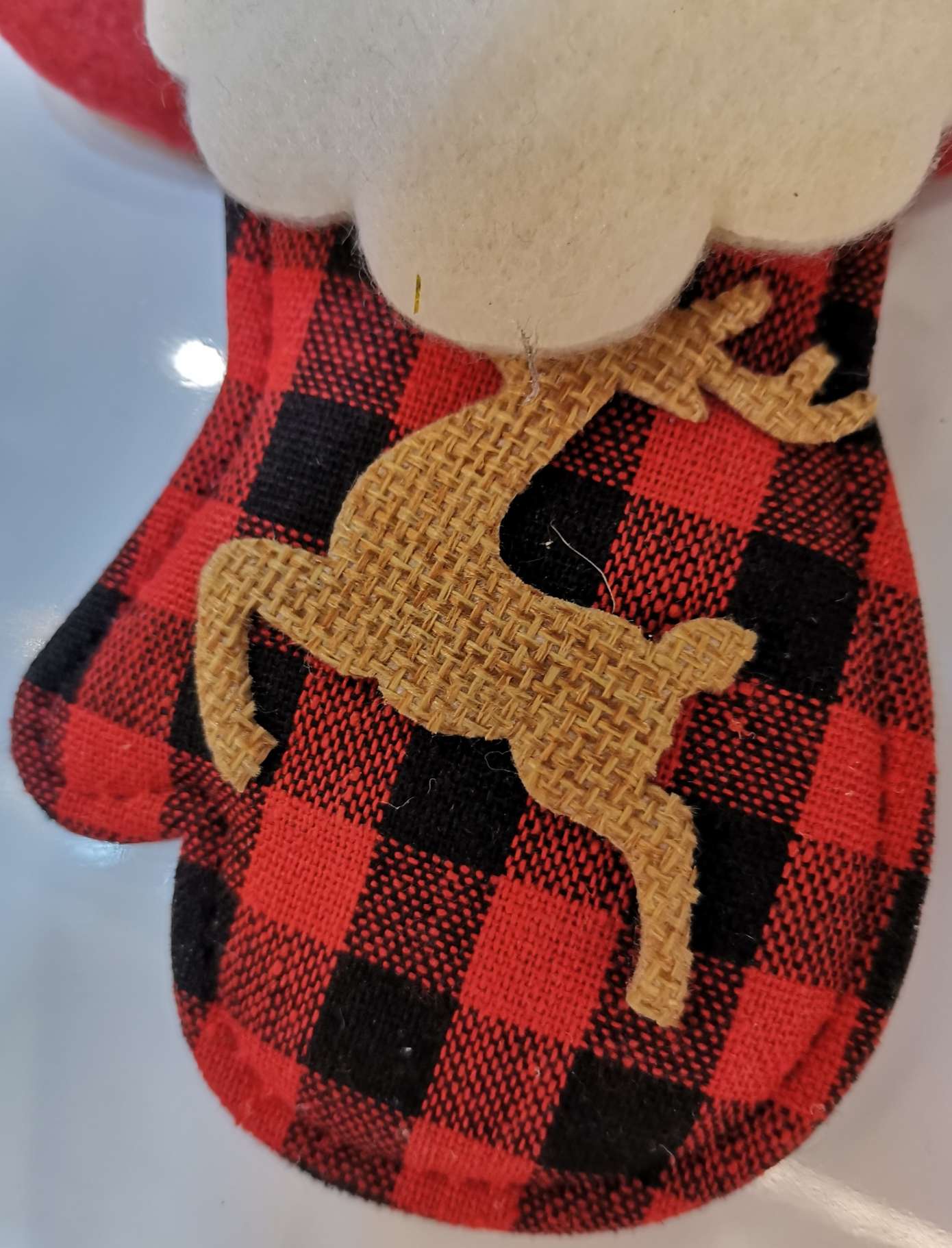 The Santa Claus pendant sock is 11.5*15.5CM in shape details Picture