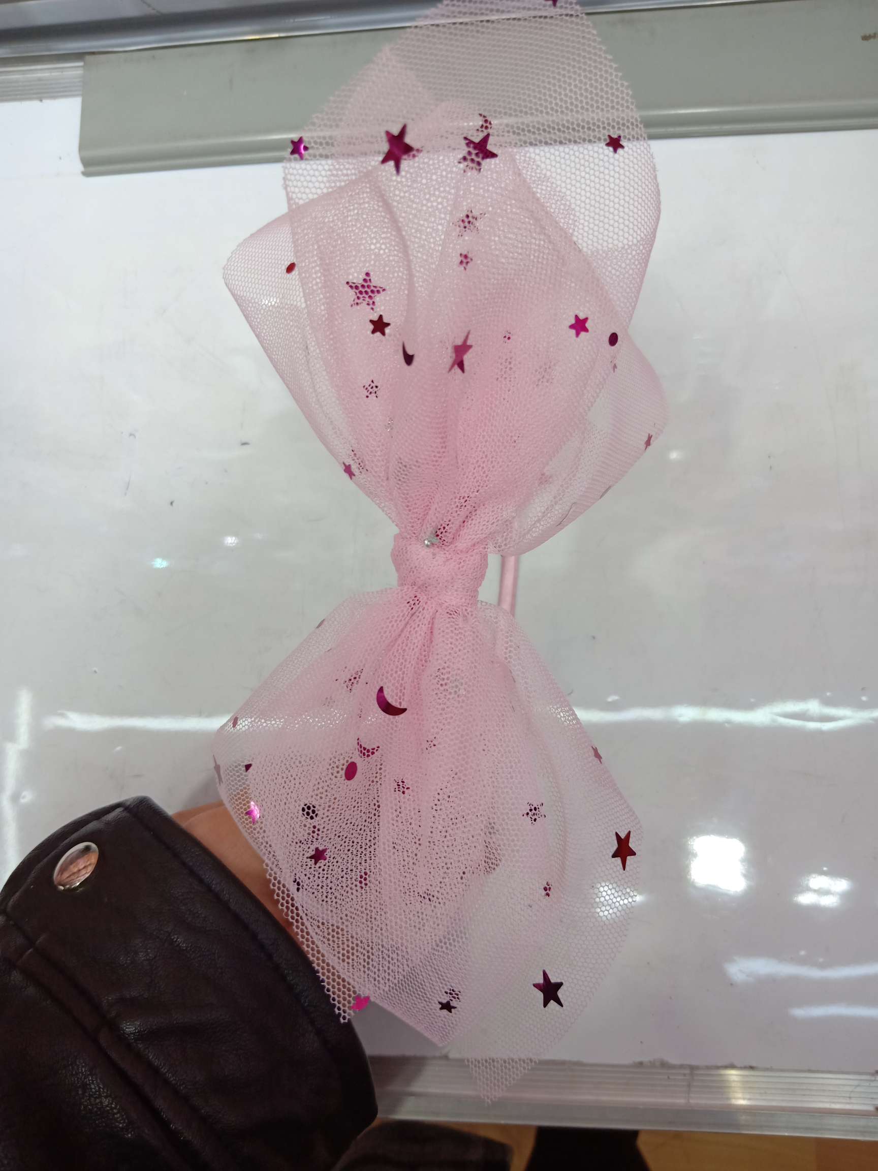 大领结发夹四层交叉领结头箍