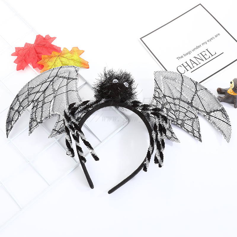 万圣节狂欢节发箍  新款 蝙蝠发箍详情图6