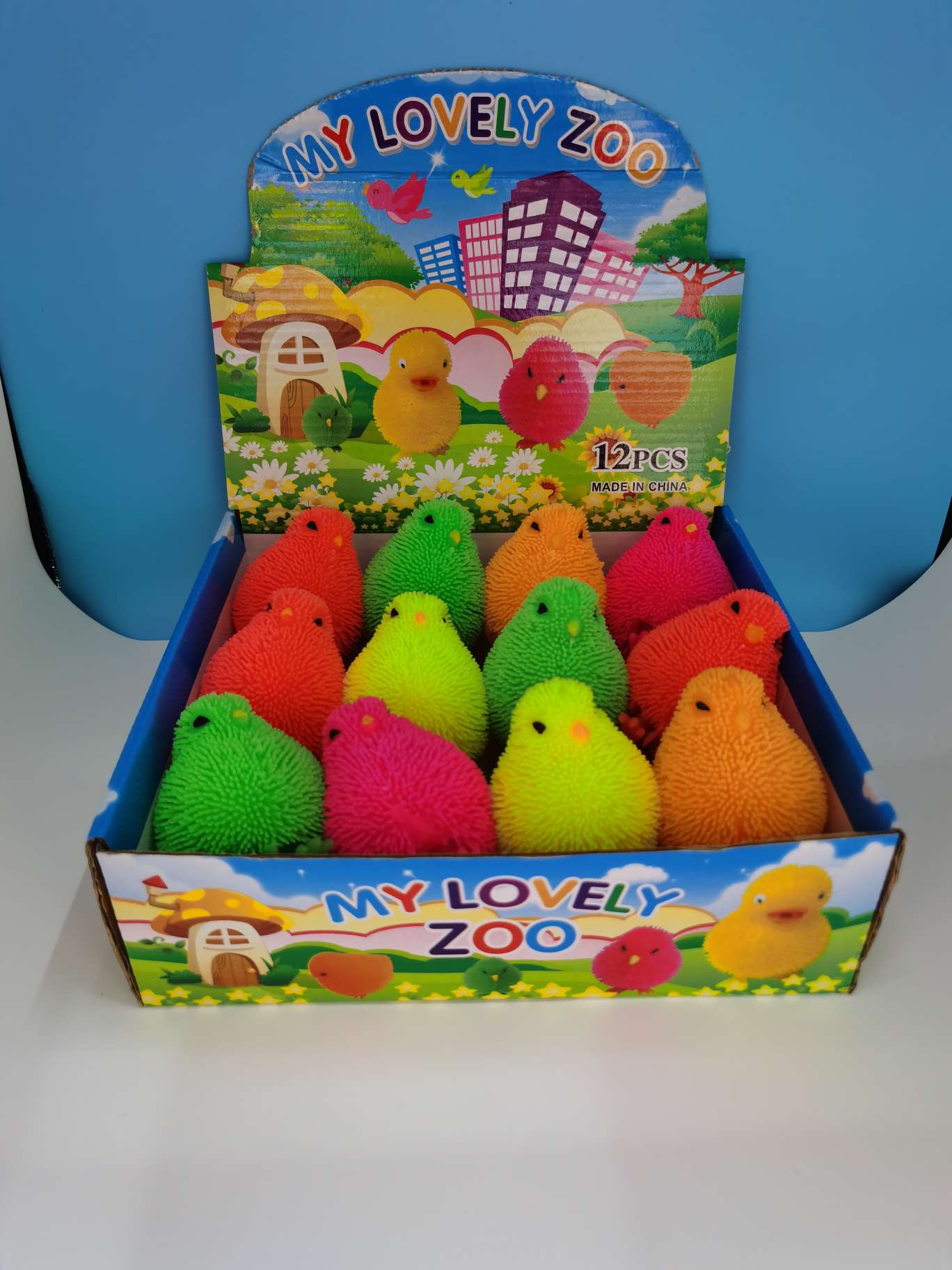 Soft glue wool ball wool animal wool wool chick. thumbnail