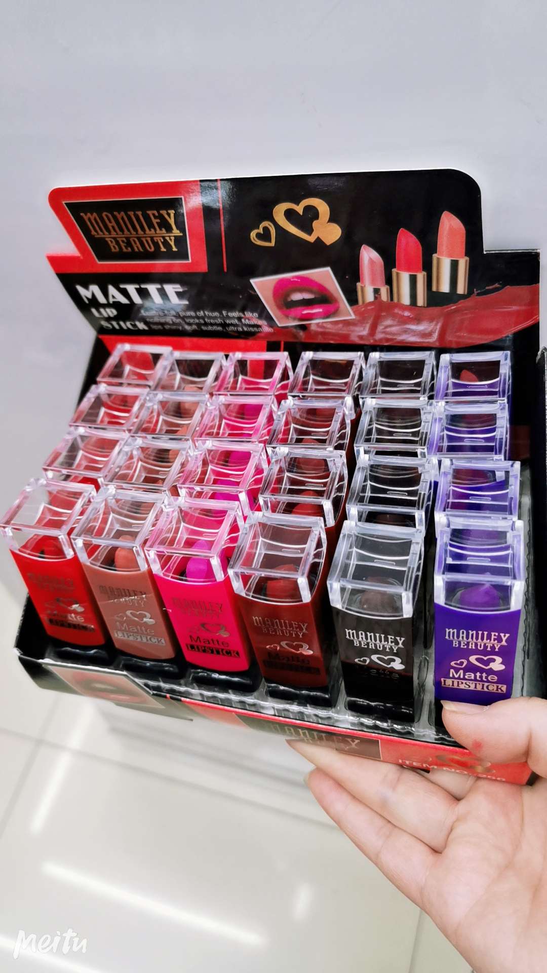 Display box, lipstick, lip care, facial pre-makeup care, beauty and cosmetic products factory direct sales undefined