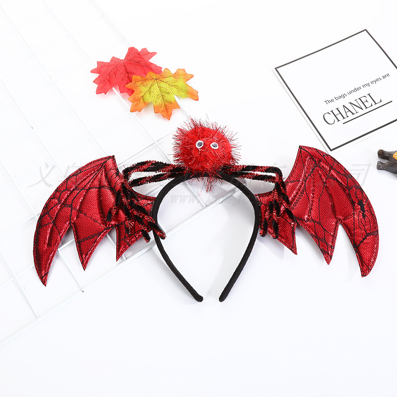 万圣节狂欢节发箍  新款 蝙蝠发箍详情图5