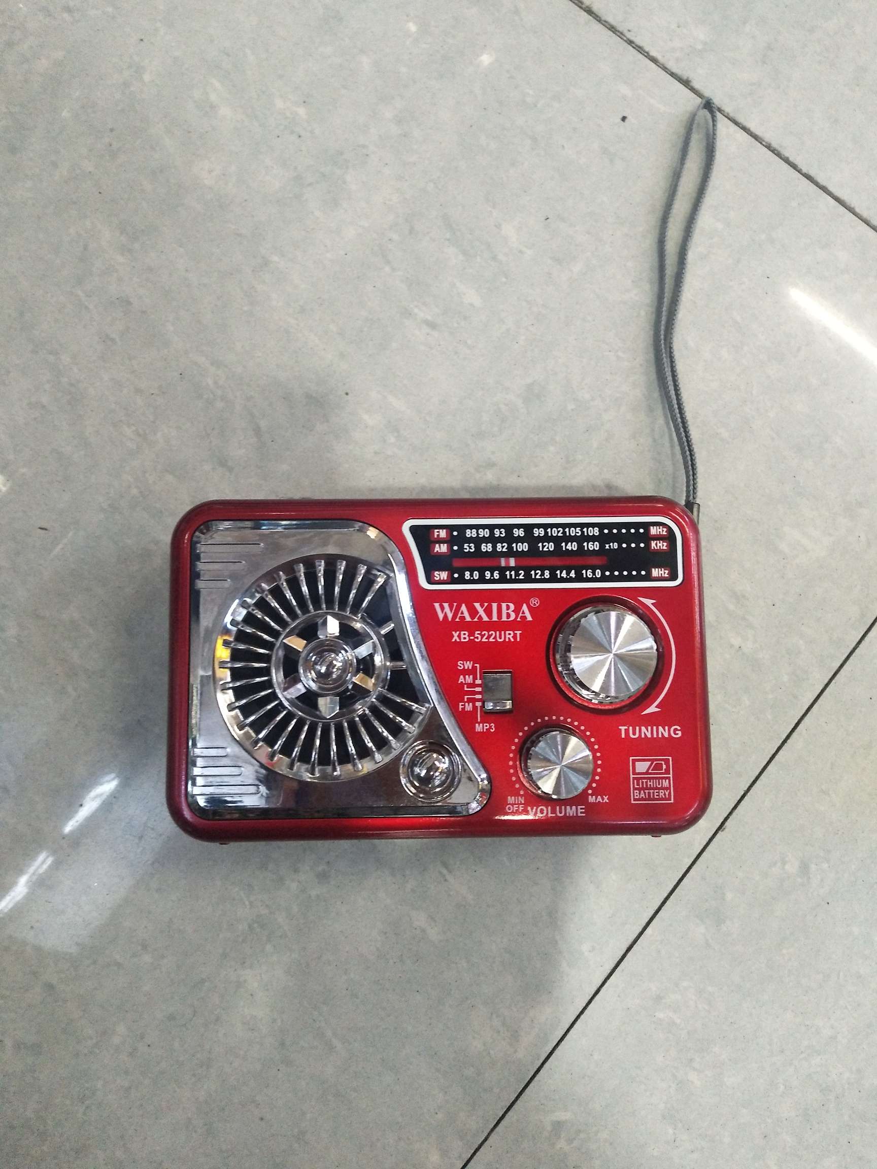 522 Rechargeable card radio