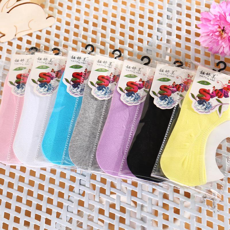 夏季韩版浅口女袜 隐形袜 硅胶防脱船袜详情图6