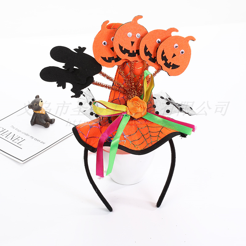 万圣节狂欢节发箍   南瓜发箍详情图4