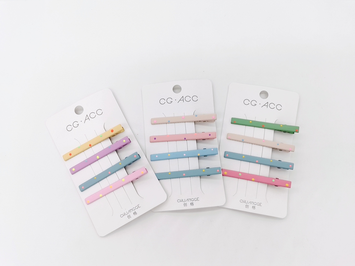 Polka dot duck sandwich milk tea color series BB sandwich matte texture oil-dripping BB sandwich Item Picture