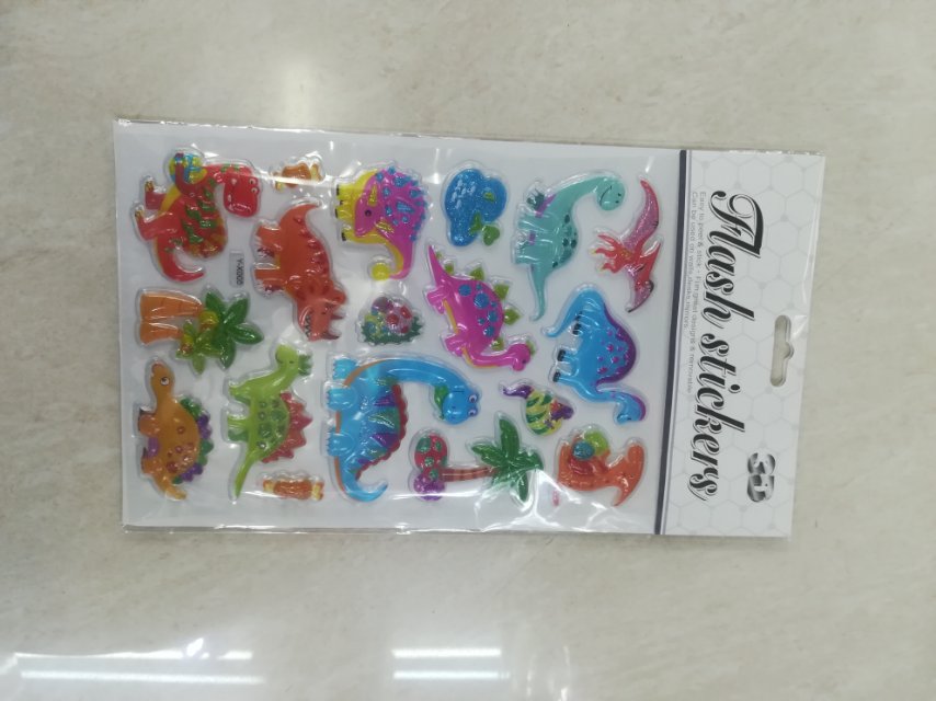 义乌好货 金粉凹凸贴吸塑贴立体贴益智贴详情图1
