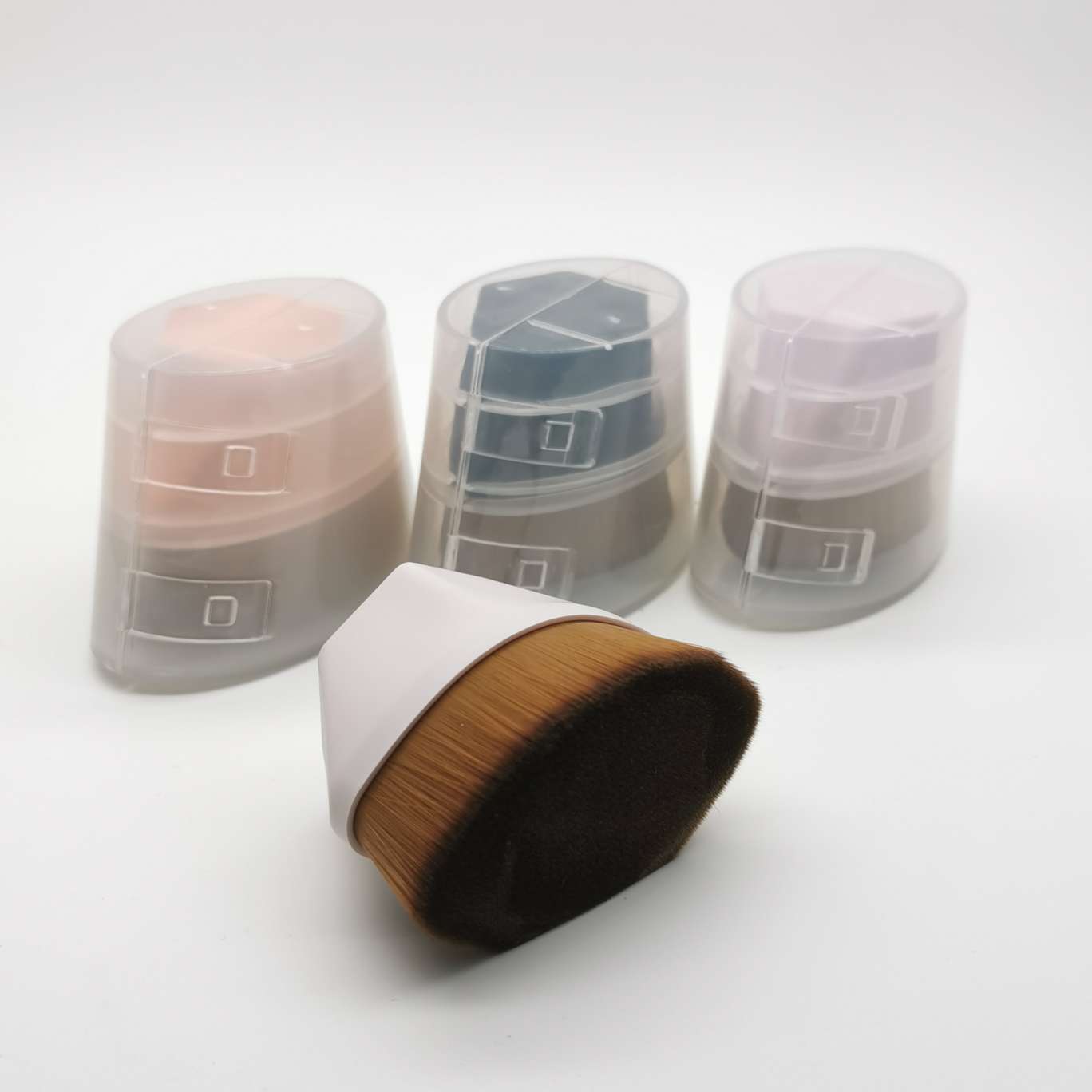 No. 55 Internet celebrity brush, blush brush, foundation brush, makeup brush, brush holder factory direct sales