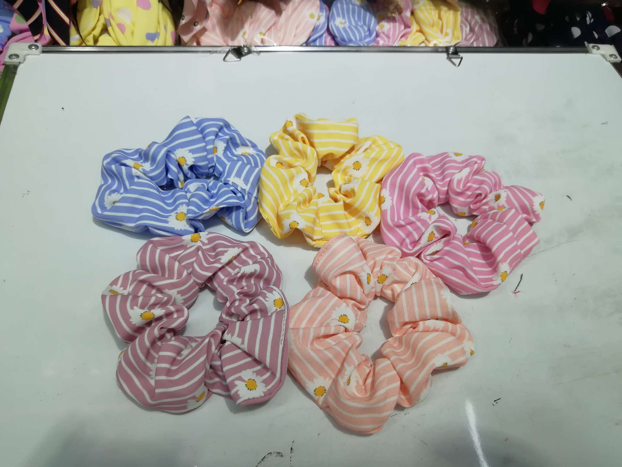 Korean stripes + small Daisy large headband thumbnail