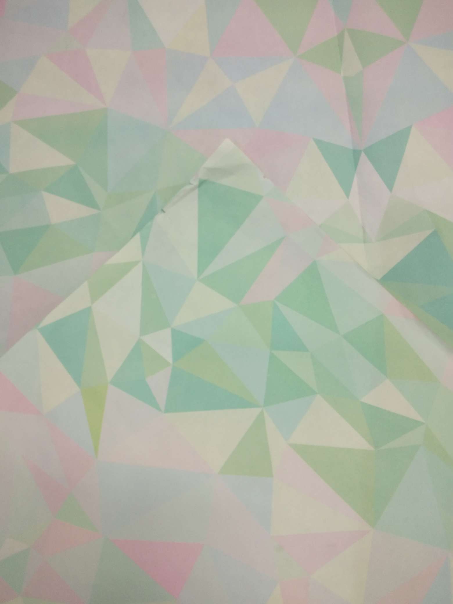 Colorful diamond wrapping with flower paper and fresh flower packaging